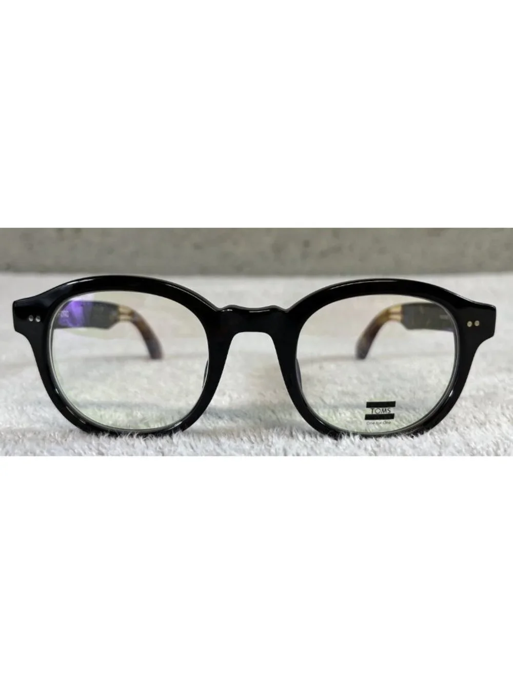TOMS Eyewear BENFORD Dark Brown Tortoise Round Eyeglasses Frames 47-23-143